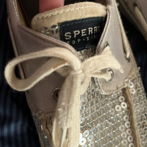 Used sperry topsider sequin boat shoes 8.5 m - Picture 7 of 8